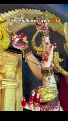 4th day of Navratri; May maa khusmanda bless us❤️ #✨🕊️🌒 #navratri #fyp #swarnakar🔱 #feel 