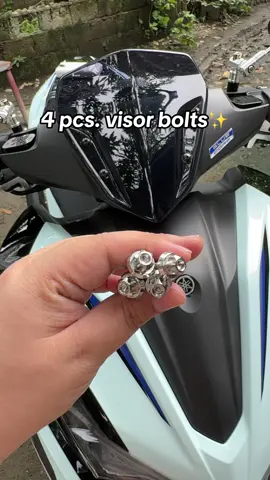 Lagyan niyo rin ng visor bolts mga motor niyo para pogiii💖 #aerox155 #aeroxv3 #visor #bolts #motoraccessories 