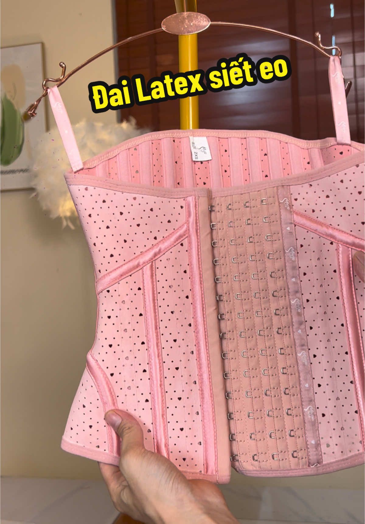 Đai Latex 25 xương bản cao cấp thông hơi thoáng khí tạo form đồng hồ cát #dailatex #gennitbung #dainitbung 