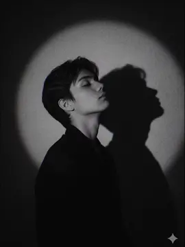 Create a Black and White moody studio shot from your uploaded photo. Cast a golden orange spotlight, creating a glowing halo behind the image on the wall. The warm light will soften the face and upper body, like a sunset, while casting a dark shadow to the right. Style to suit the person: go for a black tone, a blazer, close your eyes and tilt your chin slightly up at a 45-degree angle.#ai #gemini #prompt #photoshoot #fyp 