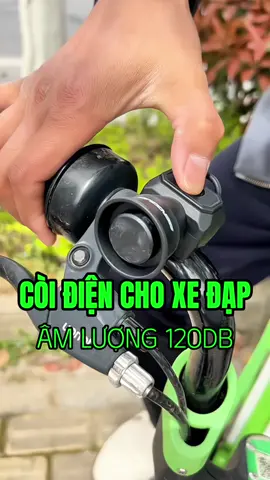 Còi điện cho xe đạp âm lương 120dB gắn ghi đông xe đạp tiện lợi #coixedap #coidien #haixehoi 