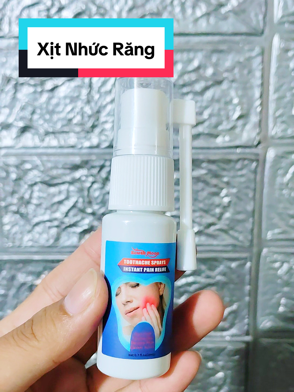 Thuốc xịt đau răng , nhức răng làm dịu cơn đau tức thì , giảm ê buốt , hỗ trợ làm lành các vết lỡ ở  chân răng #southmoon #xitdaurang #nhucrang #chamsocrangmieng #chamsocrang 