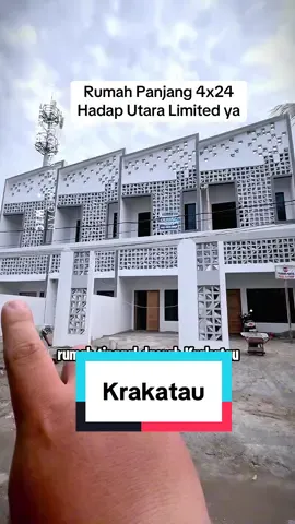 📍JUAL Rumah Krakatau Lestari Krakatau, Medan 📌2,5 tingkat, Uk. 4x24,5 m², Kosong, , Utara, , Baru
