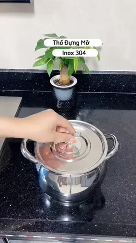 Thố đựng mỡ inox 304 #hudungmo #thodungmo #giadung #dogiadung #giadungtienich 