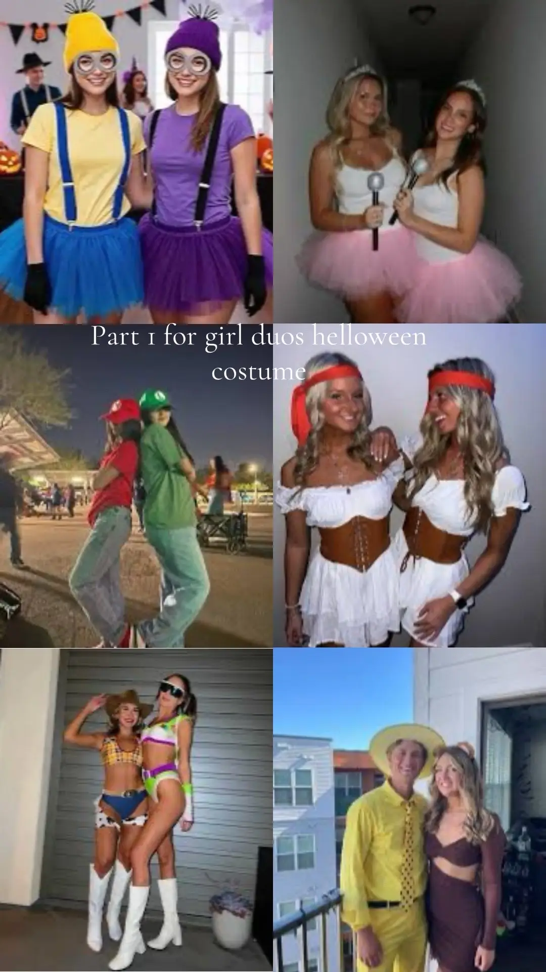Helloween ideas for duos  girls