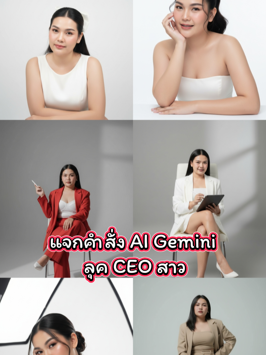 🤍แจกคำสั่ง AI Gemim ลูค CEO สาวสวยๆ❣️♥️ ใครทำไม่เป็นสามารถทักแชทมาหาเราได้นะเดี๋ยวเราทำให้ฝากทุกคนติดตามเป็นกำลังใจให้ด้วย#Gemini #AIGemini #เทรนด์วันนี้ #สายคอนเทนต์ #aigeminiลุคCEO