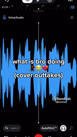 my fault for not warming up beforehand tags : #fyp #viral #utaite #bandlab #fail 