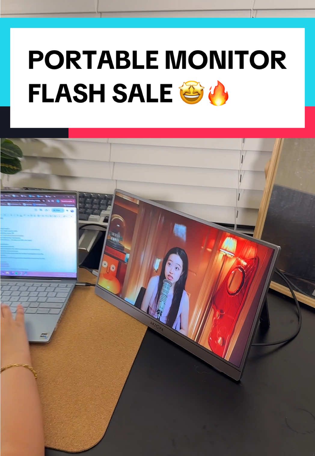 This is the best and cheapest monitor on the market!! #portablemonitor #monitor #dualmonitor #gamingmonitor #productivity 