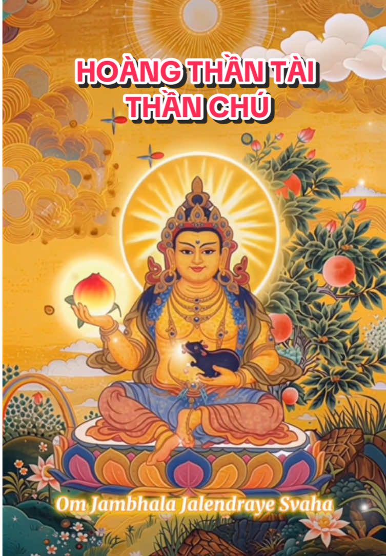 THẦN CHÚ HOÀNG THẦN TÀI - JAMBHALA MANTRA #tailoc#mayman #thuhuttienbac #giauco #phatphap 