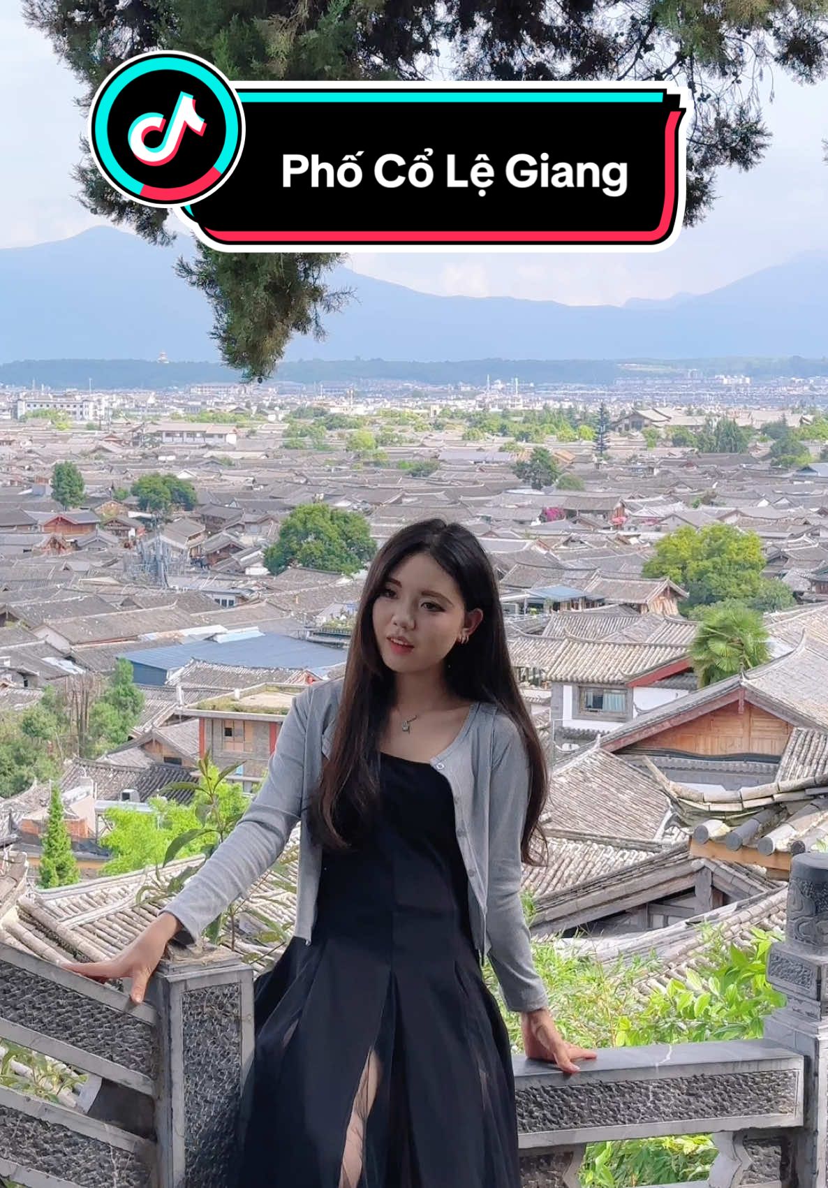 Hướng dẫn mọi người đi tới góc check in toàn cảnh phố cổ Lệ Giang, Trung Quốc #elricreview #trungquoc #china