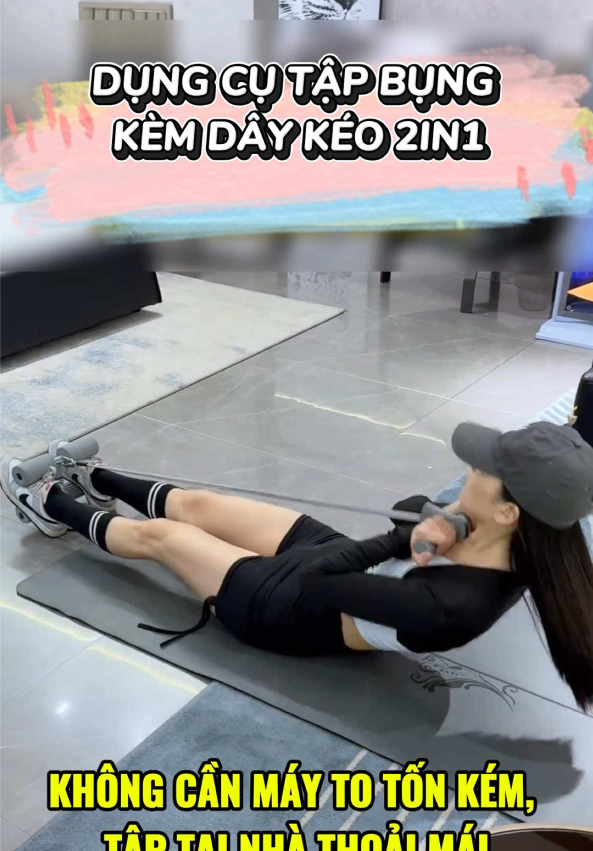 Tập bụng tập eo tại nhà với dụng cụ nhỏ gọn không quá cồng kềnh #yoga #tapyoga #tapluyenmoingay #thaydoibanthan #sumsport 