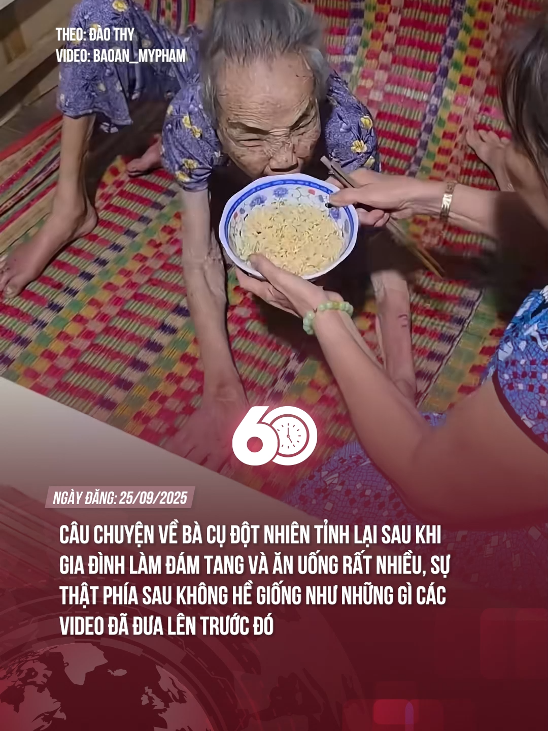 VIỆC CỦA GIA ĐÌNH BÂY GIỜ LÀ CỐ GẮNG CHĂM SÓC CỤ THẬT TỐT THÔI #60giay #theanh28 #theanh28news