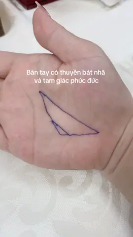 Bàn tay có thuyền bát nhã và tam giác phúc đức#tuongso #phongthuyminhanh #learontiktok #phongthuyminhanh5 #phongthuytamlinh #tamlinh #phongthuy #phongthuyminhanh599 