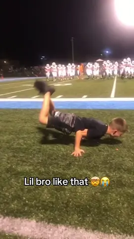 This is wild fr 😭🔥 (@Morgane Watkins) #flip #kid #stunt #strength #football 