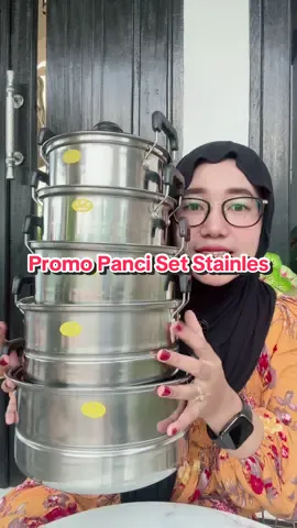 Panci Set Stainles 5 Susun dan 2 steamer bisa COD Murah aja Bun lagi ada harga Spesial #panciset #panciset5susun #pancisetstainless #panci #pancistainless 