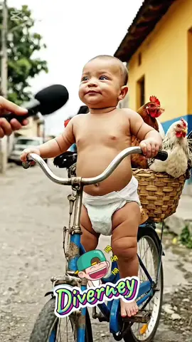 bebé le lleva gallinas a la abuela jajaja #cutebaby #inteligenciaartificial #elmundoencamara #lamoda #humorgracioso #bebehumor #humortiktok #veo3  #ianoticias #paratiiii #videosgraciosos #comedia 