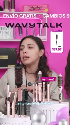 Wavytalk Multi-Curl 5-in-1 Ceramic Curling Wand Set, Fast Heat Up Curling Wand from 1/2 to 1 1/4 Inch and a Thermal Brush, Dual Voltage Curling Iron