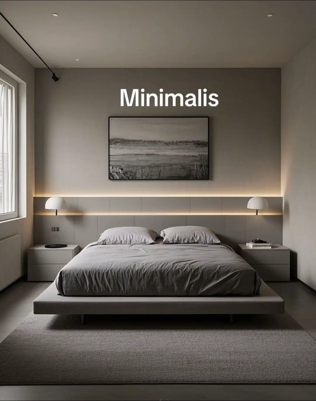 Inspirasi untuk yang mau buat kamar tidur dg nuansa berbeda #modernminimalis #homedecor #desainrumah #homedecor 