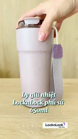 Ly Giữ Nhiệt LocknLock Metro Cafe Tumbler 650ml LHC4359, Hàng Chính Hãng, Thép Phủ Sứ ##locknlock##locknlockvinhlong##dogiadung##dienmay##binhgiunhiet