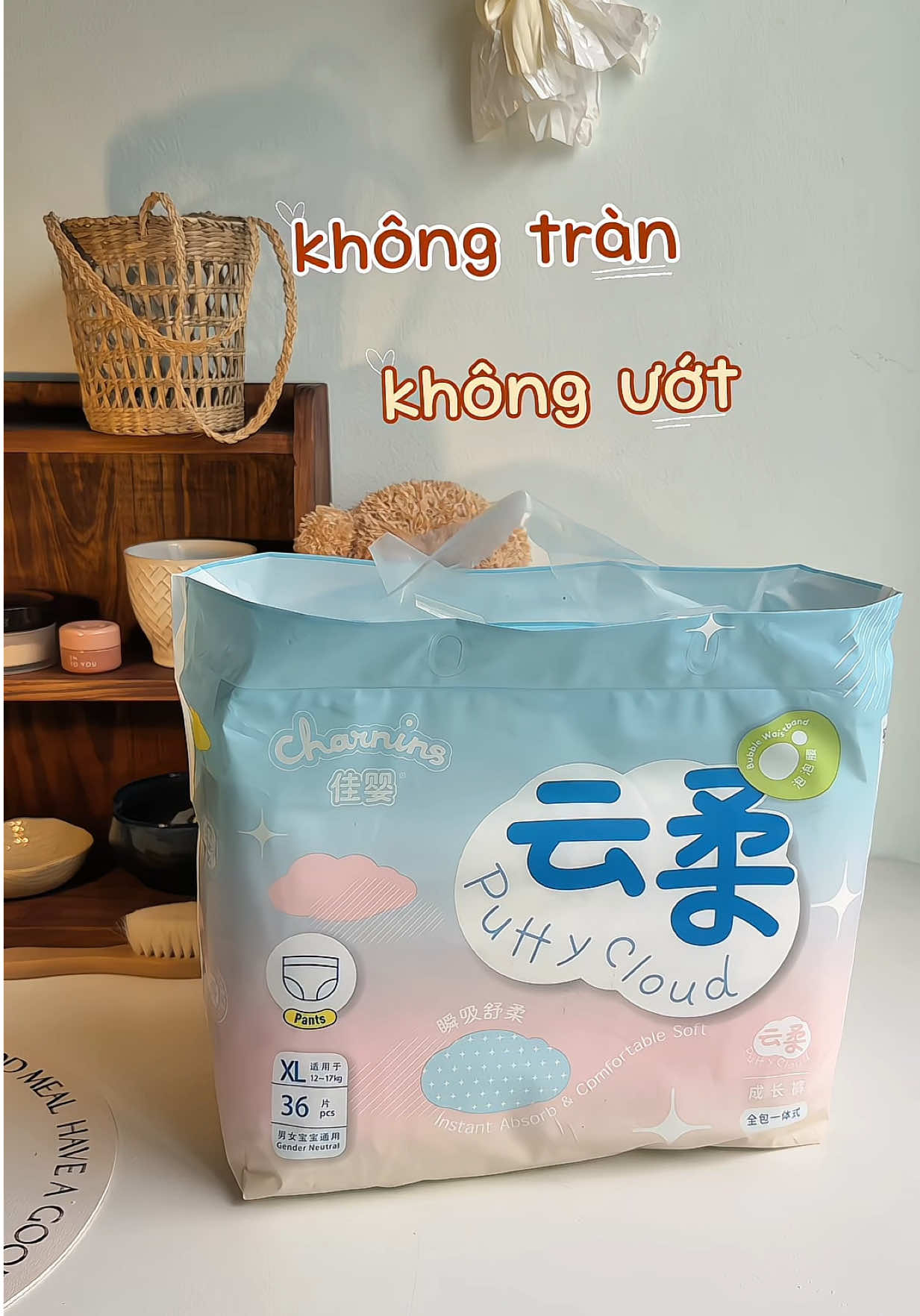 thùng 2 bịch bỉm quá hời quá các bác ơi, lại còn thấm hút, đóng xuyên đêm đã ơi đã lun hahaa #xuhuong #mebimsua #charnins #bimdem #mevabe 