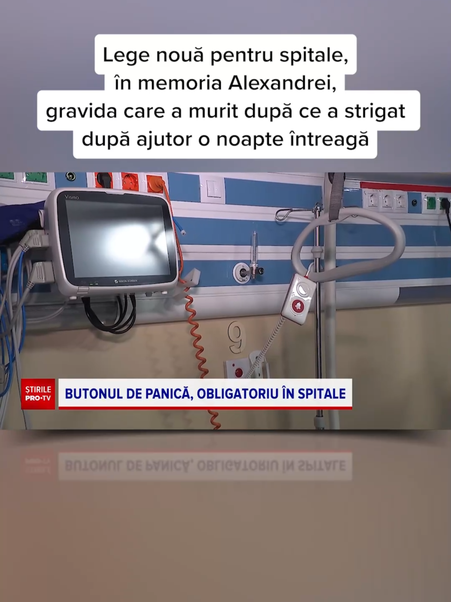Butoanele de panică de la patul fiecărui pacient devin obligatorii în toate spitalele de stat sau private. #news #stiri #protv #protvromania #stirileprotv