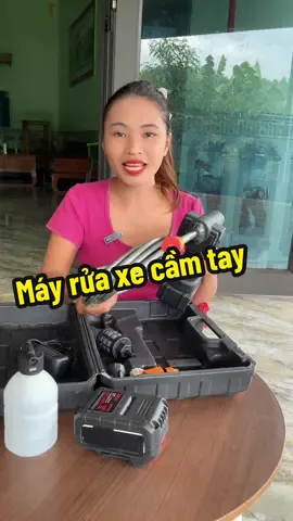 Máy rửa xe cầm tay giá rẻ #minhdola #giadungtienich #mayruaxe #mayruaxecamtay #xuhuong 