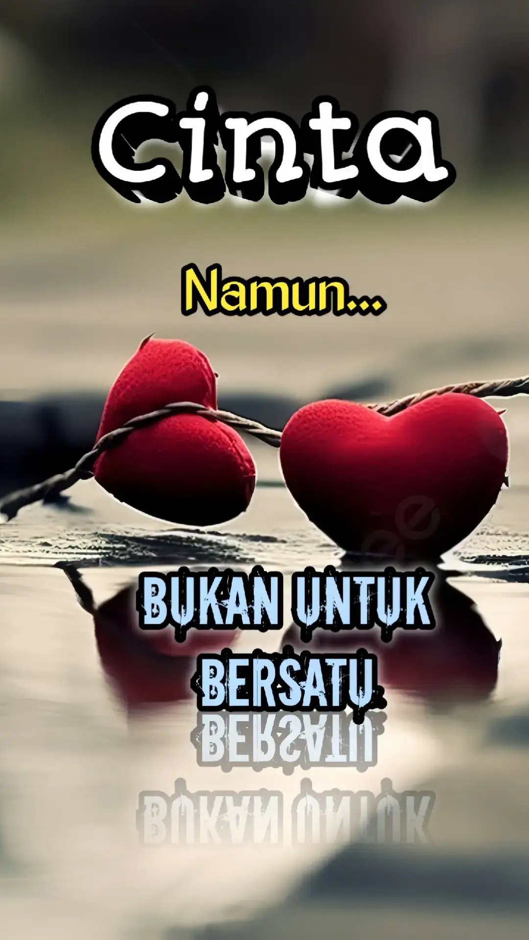 Hal yang paling membuat paling bahagia adalah cinta,namun hal yang membuat paling sedih adalah juga cinta. Posisikan dan porsikan cinta yang tepat. Agar tak jatuh terlalu dalam.  Dalam cinta yang tulus, Bukan lagi tentang penyatuan raga ,Namun hati yang saling terkait. Saat tak bisa bersatu dengan nya,  melihat dia bahagia pun sudah bahagia.  Berikut beberapa hal yang dapat dilakukan saat cinta tak bisa memiliki: ✅*Doakan yang terbaik untuknya*: Selalu libatkan Allah dalam segala suasana. Doakan dia dan doa untuk ketenangan hatimu. ✅*Terima perasaan*:  Terima perasaanmu dan biarkan dirimu merasakan emosi yang ada. ✅*Jangan memaksa*:  Jangan memaksa keadaan atau orang yang kamu cintai untuk berubah, karena itu dapat membuatnya merasa tidak nyaman. ✅*Fokus pada diri sendiri*:  Fokus pada diri sendiri dan coba untuk meningkatkan diri, terus memperbaiki diri untuk bertumbuh menjadi lebih baik lagi.  ✅*Tentukan prioritas*:  Tentukan prioritas dalam hidupmu dan pastikan untuk tidak mengorbankan kebahagiaanmu sendiri. ✅*Pertimbangkan untuk melepaskan*: Pertimbangkan untuk melepaskan cinta yang tak bisa dimiliki dan mencari kebahagiaan mu sendiri.  ✅*Jangan menyalahkan diri sendiri*:  Jangan menyalahkan diri sendiri atas cinta yang tak bisa dimiliki, karena cinta adalah hal yang kompleks dan tidak selalu dapat dikontrol. ✅*Belajar dari pengalaman*:  Belajar dari pengalaman dan gunakan sebagai kesempatan untuk tumbuh dan meningkatkan diri. ✅*Jaga kesehatan mental*:  Jaga kesehatan mental dan pastikan untuk tidak terlalu stres atau depresi karena cinta yang tak bisa di miliki.  Ingatlah bahwa cinta tak bisa memiliki adalah hal yang normal dan dapat terjadi pada siapa saja. Yang terpenting adalah memprioritaskan kebahagiaan dan kesejahteraan diri sendiri. Semoga bermanfaat... 🤲🤲🙏 #patah #patahahati #brokenheart #takbisabersatu 