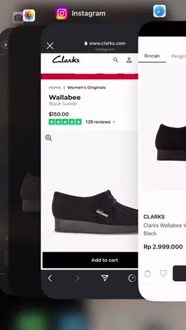 another whislist checked🤧✨ #clarksoriginals #clarks #wallabeeclarks #blackwallabee 