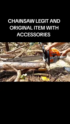 chainsaw legit and original item with accessories #fyp #tools #chainsaw #hardwaretools #powertools 