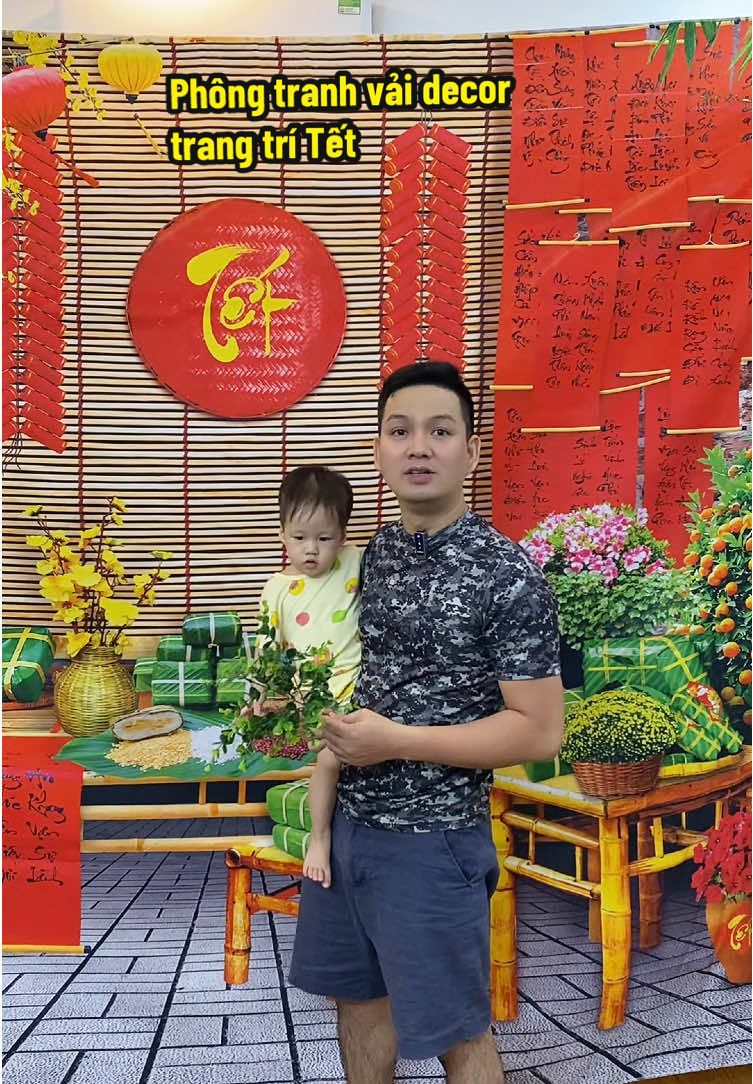 Tranh Tết , Phông nền decor trang trí Tế có nhiều mẫu và kích thước lựa chọn [ P308 ] #_longmet8  #decortet  #phongtranhvaidecortet  #phongnentrangtritet 