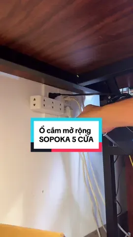 Lần đầu mình thấy ổ cắm điện mở rộng thiết kế khá hay như SOPOKA, đây là hàng Việt Nam chất lượng cao (có chứng nhận) #maidinhthuanpg #sopoka #ocamdienmorong #ocamdienmorongsopoka 