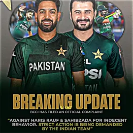 Haris Rauf And Sahibzada Farhan🔥☠️ #foryou #foryoupage #fypシ゚ #viral #trending 
