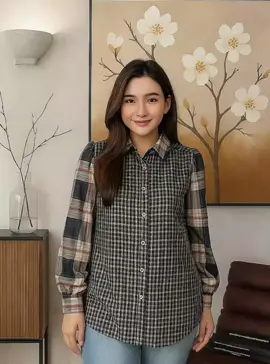 Tendblank Fashion new temperamkemeja wanita #bajuwanita #kemejawanita #atasanwanita #outfit #lebaran2026 