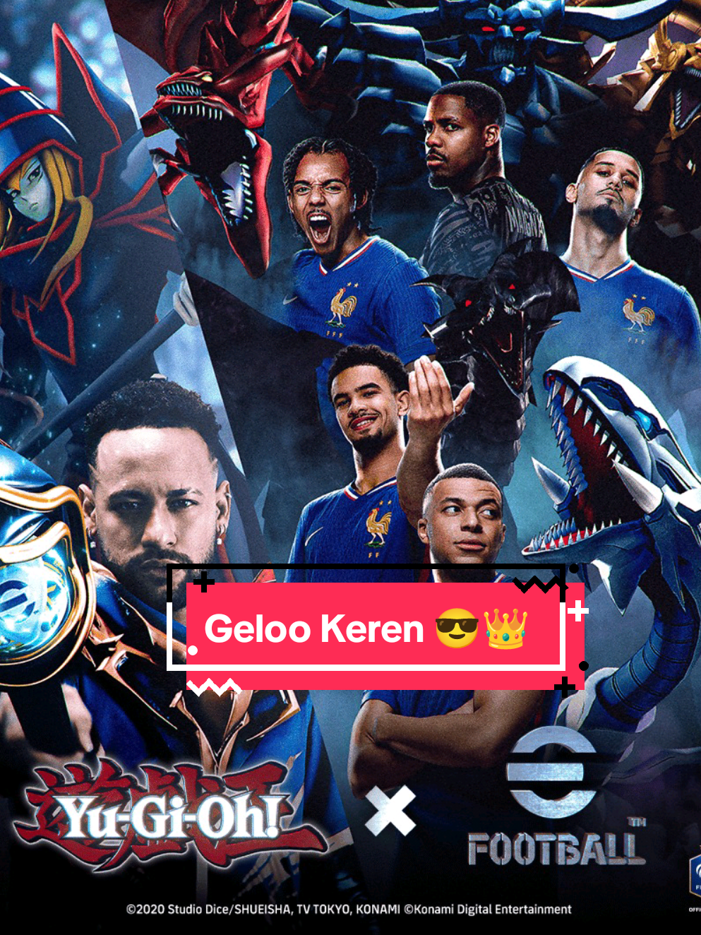 Geloo kelazz gang yu-gi-oh x Konami x pack France 🇫🇷🔥 #efootball #efootball2026 #fyp 