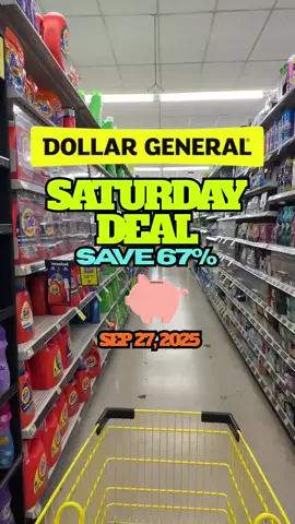 SATURDAY DEAL 9/27/2025 #dollargeneralcouponing #dollargeneral #fyp #coupons #couponing 