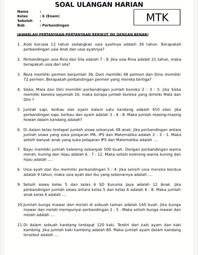 Dalam bahasa Indonesia, rasio dan perbandingan adalah dua kata yang memiliki makna sama dan sering digunakan secara bergantian untuk menyatakan hubungan atau perbandingan antara dua besaran atau lebih. Istilah ini digunakan untuk membandingkan dua hal dalam besaran yang sama, baik dalam konteks matematika, seperti perbandingan jumlah siswa, atau dalam kehidupan sehari-hari, seperti resep masakan.  Pengertian Lebih Lanjut Perbandingan atau rasio: adalah cara untuk membandingkan dua nilai atau lebih dengan menggunakan angka.  Perbandingan dapat dinyatakan dalam berbagai bentuk, seperti menggunakan tanda titik dua (:) atau dalam bentuk pecahan (/).  Tujuan utama perbandingan adalah untuk menunjukkan seberapa banyak suatu kuantitas dibandingkan dengan kuantitas lainnya.  Contoh dalam Kehidupan Sehari-hari Dalam Matematika: Jika ada 15 siswa laki-laki dan 20 siswa perempuan, perbandingannya adalah 15:20 atau dapat disederhanakan menjadi 3:4.  Dalam Resep Kue: Untuk membuat kue, dibutuhkan 5 butir telur dengan 100 gram tepung, sehingga rasionya adalah 5 telur banding 100 gram tepung.  Dalam Peta: Skala peta 1:1.000.000 menunjukkan bahwa 1 cm di peta sama dengan 1.000.000 cm ukuran asli.  Pentingnya Penggunaan Rasio sangat membantu dalam berbagai konteks kehidupan, termasuk dalam membuat keputusan bisnis atau perencanaan.  Pemahaman mengenai rasio juga penting untuk menghindari kebingungan, terutama ketika membandingkan besaran yang berbeda-beda.  #rasio #perbandingan #matematika #jangkauanluas  #fyp 