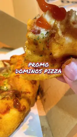 gajian waktunya traktir keluarga dan teman2, biar lebih hemat beli di tag lokasi aja! yuk gass‼️ #promomakangajian ##promoseruweekend ##pizza#dominospizza @Domino’s 