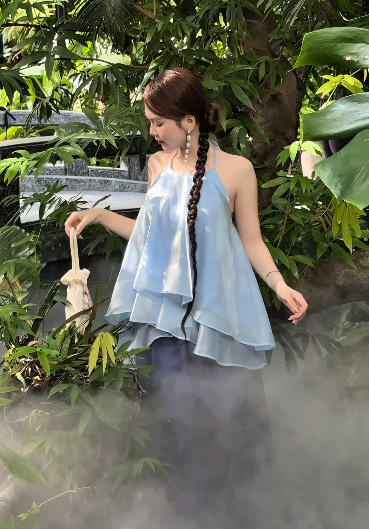 Cả năm mong nhớ 💕#phoidoxinh #fyp #outfit #summervibes #trungthu2025 #domuahe #tet2025 #trending #chualanh #yếm #xuhuong 