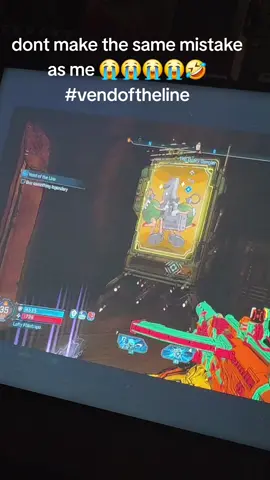 dont sell.your junk in the legendary vending machine in the side mission #vendoftheline or your shit out of luck on getting your legendary😆😂😂😭🤣 this is what happens!#borderlands4 #borderlands4 
