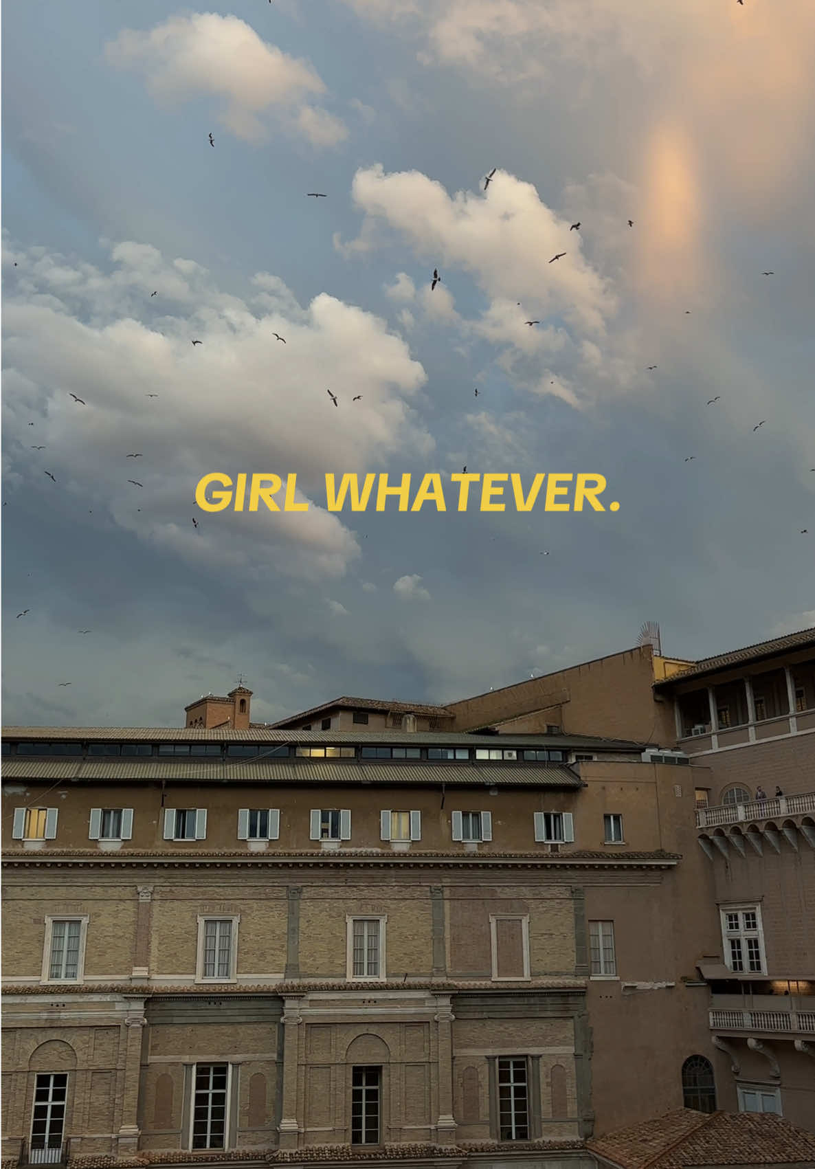 what the video said. #girlwhatever 