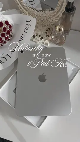 unboxing my new ipad | A16 11th gen, acckkk so pretty!😫 #ipad #ipada16 #asmrunboxing #unboxingipad #unboxing 