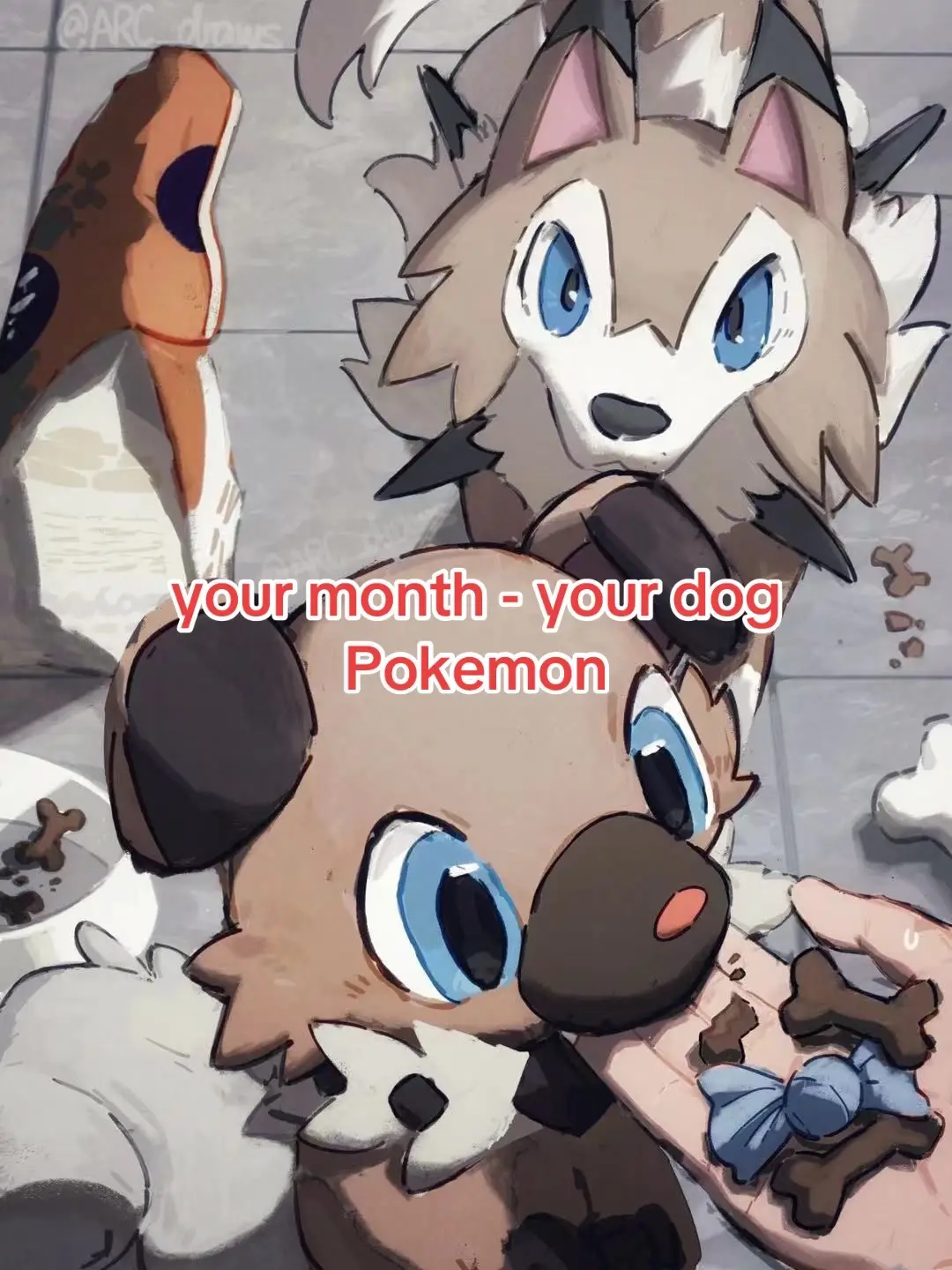#dogpokemon #yourmonthyourthing #pokemoncommunity #pokemon #rockruff 