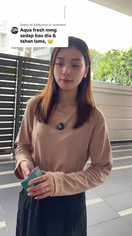 Replying to @Eddyaseri aqua fresh ni mmg terbaik! Bau fresh yg menyegarkan bau dia mmg best !!! Makin berpeluh makin wangi sesuai nak pakai harian indoor , outdoor , bersukan pun paduuuu weh!!! Bau diaaaa mmg tahan lama 8-10Jam mmg Takde masalah 😍🔥🔥 #aquafresh #blanco #mamaelaine #fyp #perfumeviral 