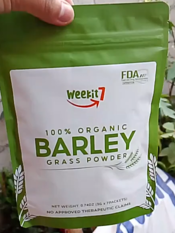 WEEKIT7 Barley Grass Powder Drink Buy 1 Get 2 plus 1 free total of 4 pcs (28 sanchet) Edible dietary #weekit7 #weekit7barleygrass #barleygrass #barley #weekit7 