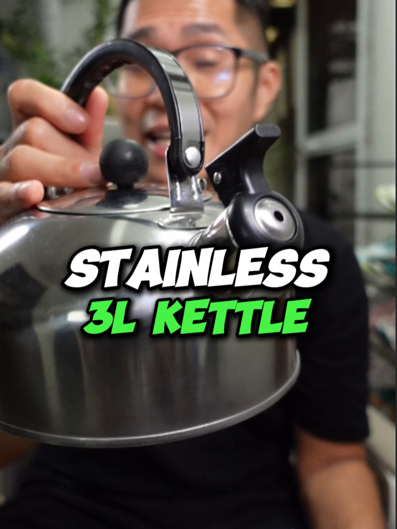 SULIT ANG PAG-INIT NG TUBIG 3L Stainless Steel Kettle #kettle #stainless #kitchenfinds #coffee  #homecarefinds