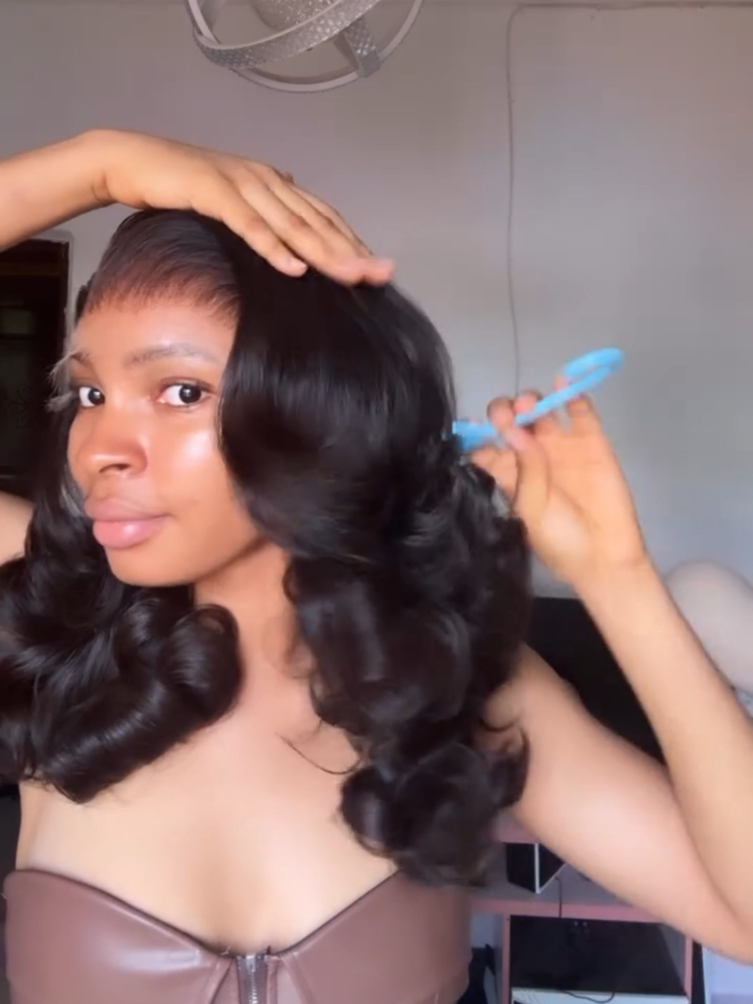 🌟 Silky shine + sleek layers + natural side part—zero effort, all glam.✨ Hair: C-Side Part Loose Wave Glueless Wig  #tinashehair #humanhair #naturalhair #hairstyle #beginnerfriendly #wigtutorial #wigforblackwomen #wiginstall #hairdone #fullhair #layeredhaircut #wigstyle #wigforbeginners #silkpress #wigs