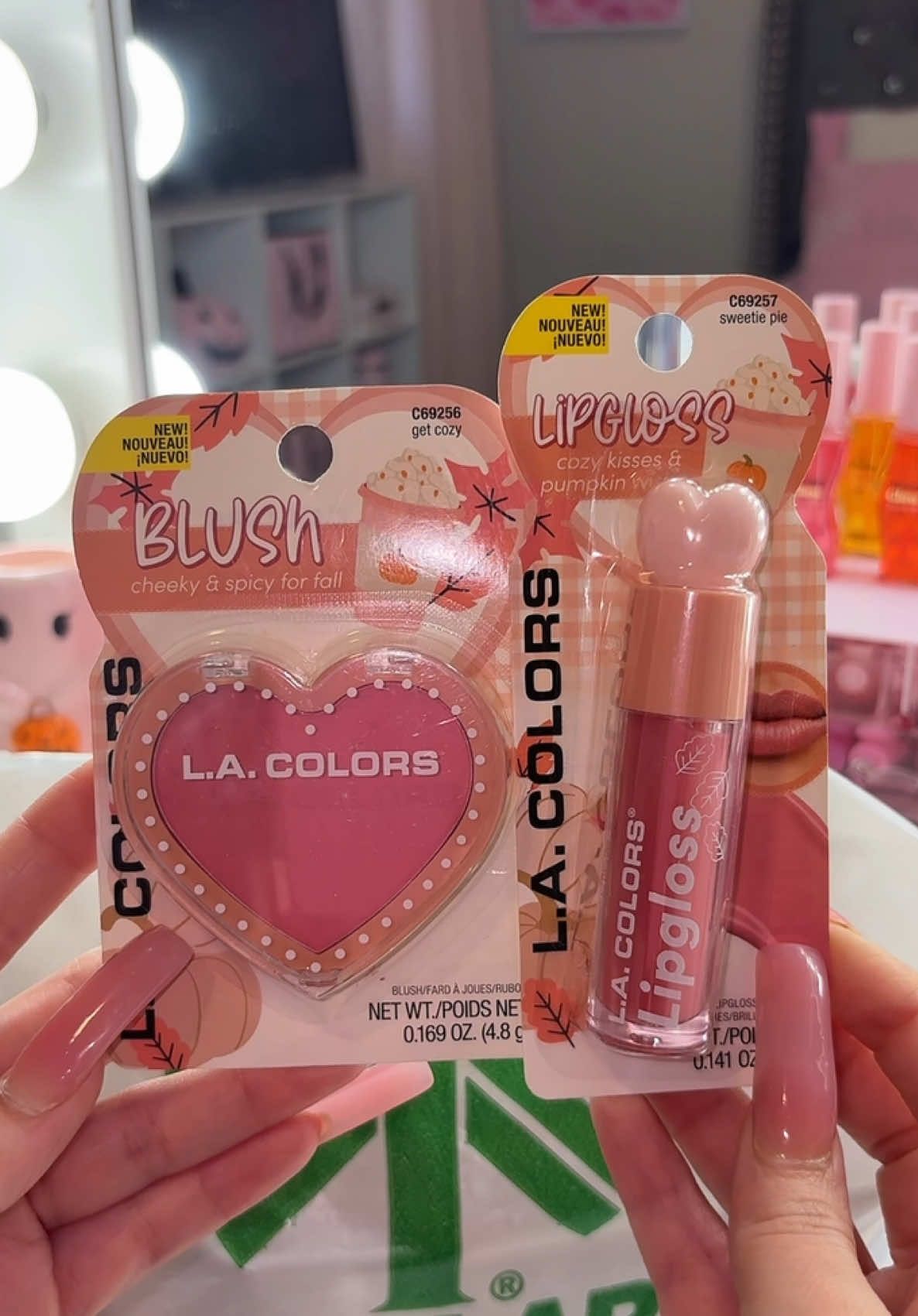 Another Dollar Tree Haul 🍂🎀 So happy i was able to find the new @LA COLORS Cosmetics Fall collection 🍂 I’m obsessed 😩 #dollartreehaul #pinkhaul #girlyhaul #haultok #fyp 