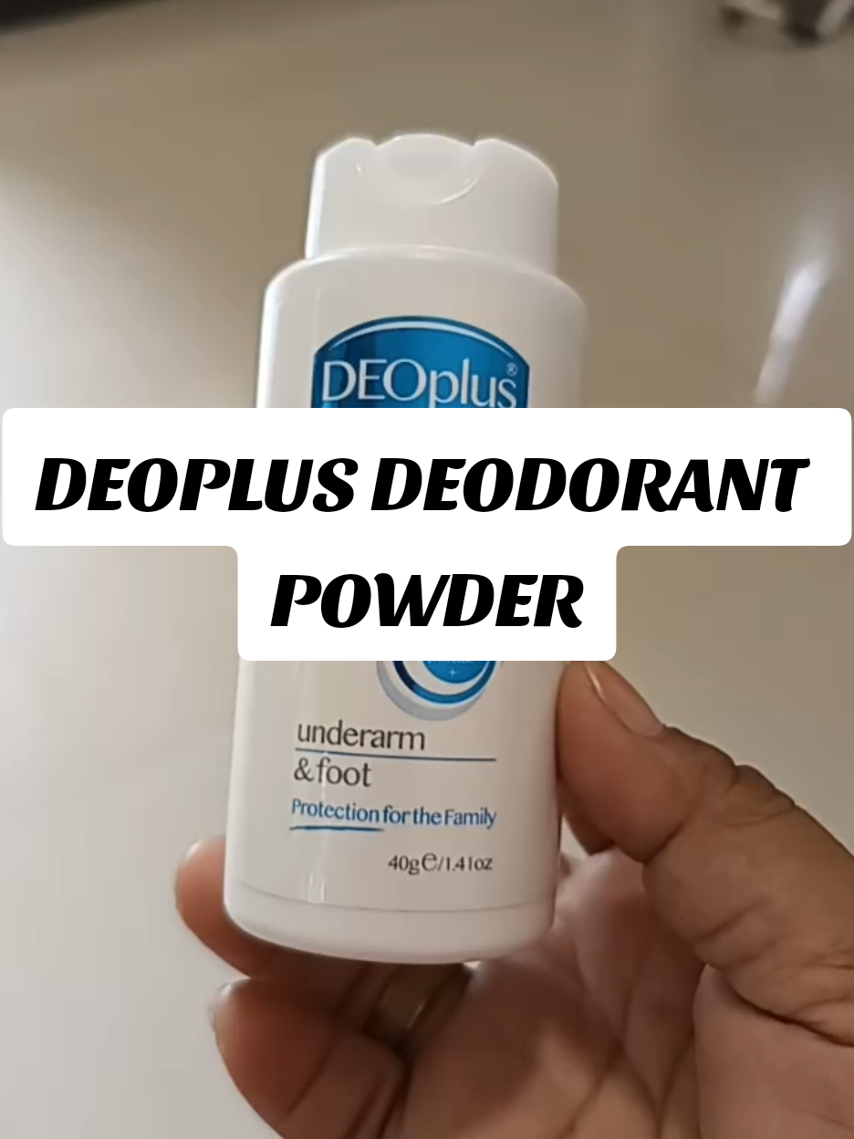 DEOPLUS DEODORANT POWDER #deoplus #deoplusdeodorantpowder #deopowder #deoplusnaturaldeodorantpowder #musthave 