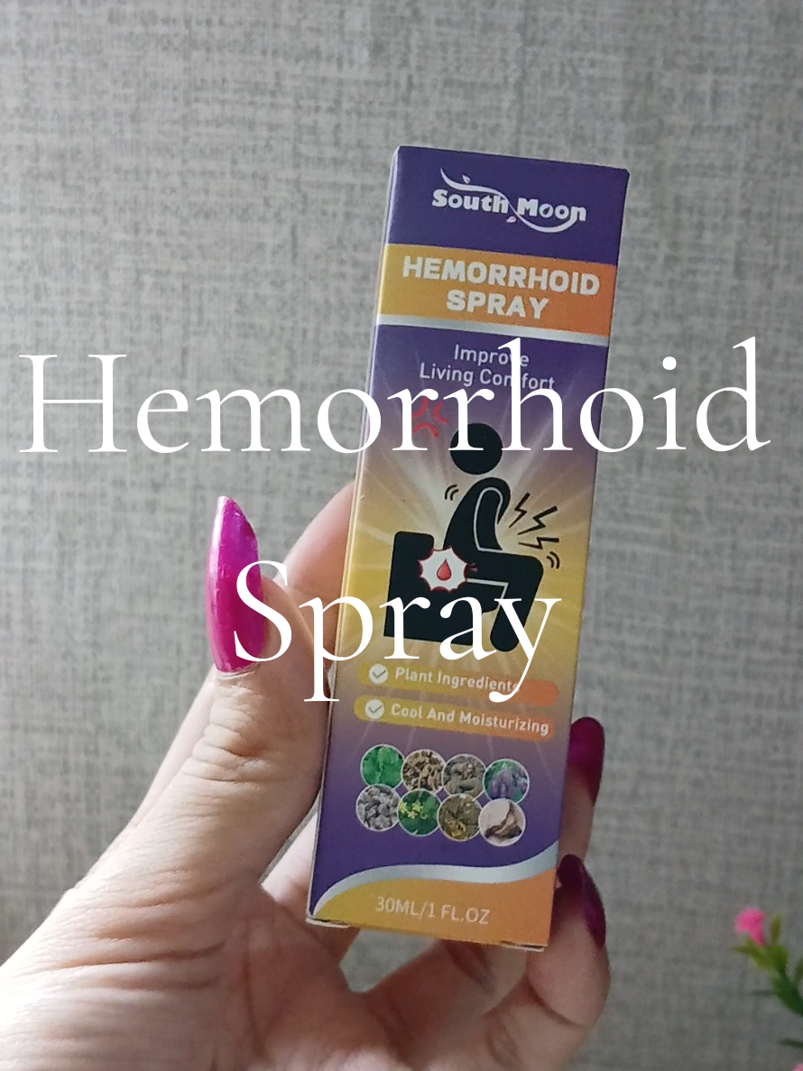 hemorrhoid Spray.   #hemmorhoids #hemorrhoidspray #livingcomfort #southmoonspray 