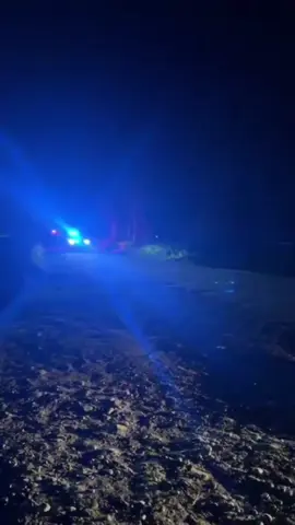 Protesters accuse the RCMP of terrorizing the ostriches with lights and drones at the BC ostrich farm overnight. Multiple police cars are lighting up the area while police drones circle above. CFIA agents wearing Hazmat costumes took down the farm's cameras in the pen yesterday, limiting everyone's ability to watch what's happening to the animals. 📷 Norm Comeau